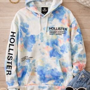 Hollister Tie Dye Hoodie Must Have Collection Size Large